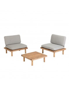 Set de exterior Viridis de 2 poltronas e 1 mesa.