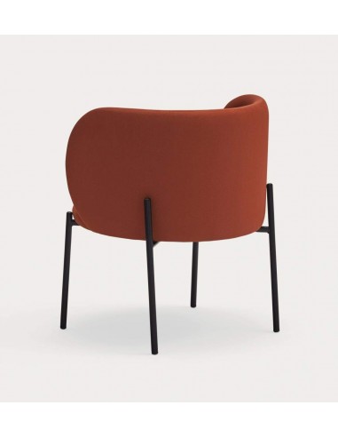 Poltrona de design Mogi, tecido, metal