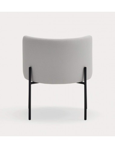 Poltrona de design Mogi, tecido, metal