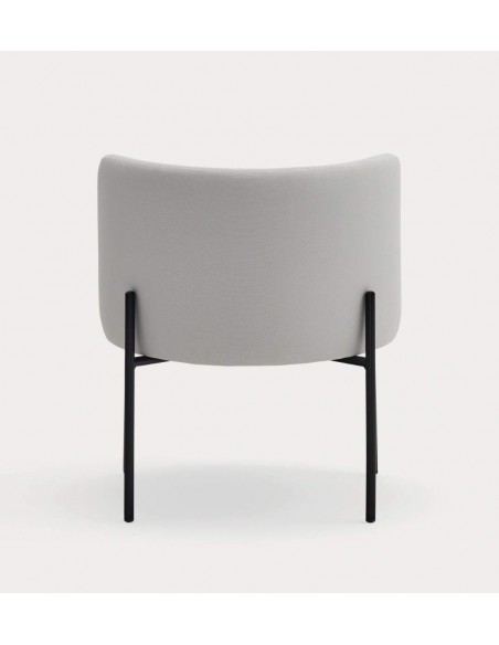 Poltrona de design Mogi, tecido, metal