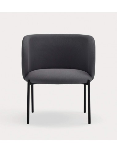 Poltrona de design Mogi, tecido, metal