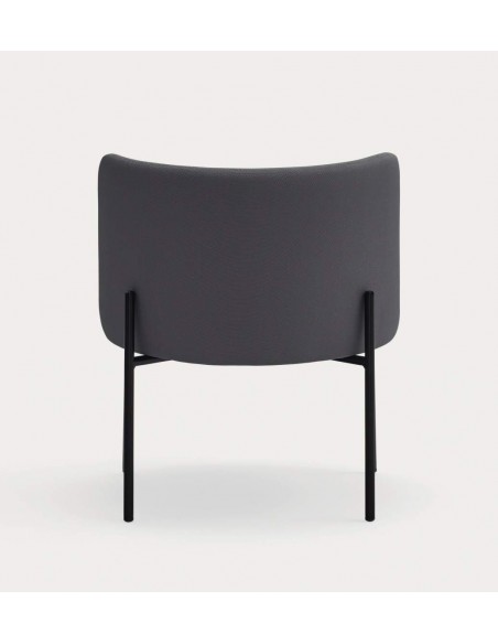 Poltrona de design Mogi, tecido, metal