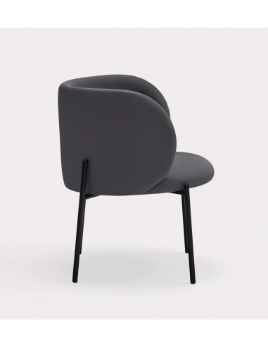 Poltrona de design Mogi, tecido, metal