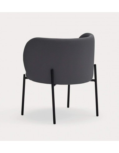 Poltrona de design Mogi, tecido, metal
