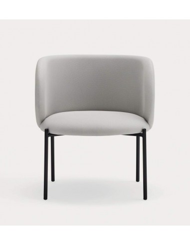 Poltrona de design Mogi, tecido, metal