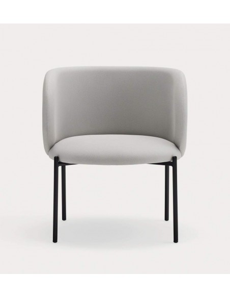 Poltrona de design Mogi, tecido, metal
