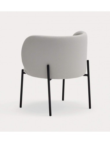 Poltrona de design Mogi, tecido, metal
