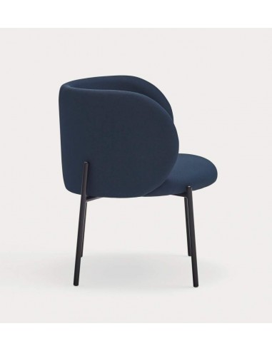 Poltrona de design Mogi, tecido, metal