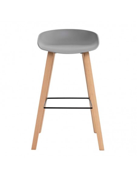 Taburete fijo nordico RUni 76, madera, plástico. Taburete fijo nordico RUni 76, madera, plástico.