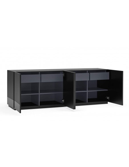 Teulat aparador Doric 198x48, preto