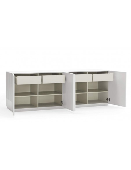 Teulat aparador Doric 198x48, blanco