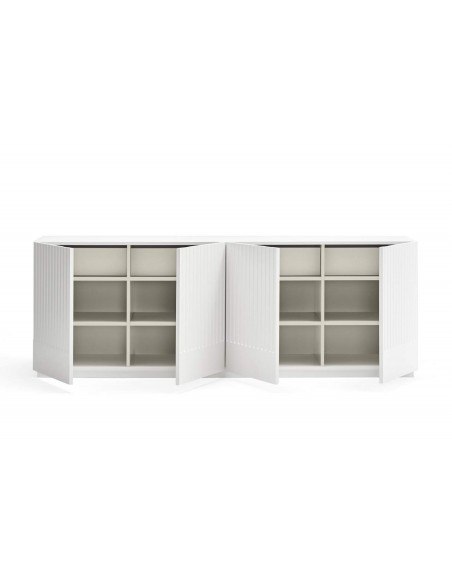 Teulat aparador Doric 198x48, blanco
