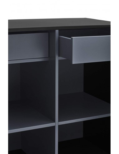 Teulat mueble auxiliar DORIC 90x120, negro