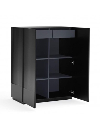 Teulat mueble auxiliar DORIC 90x120, negro