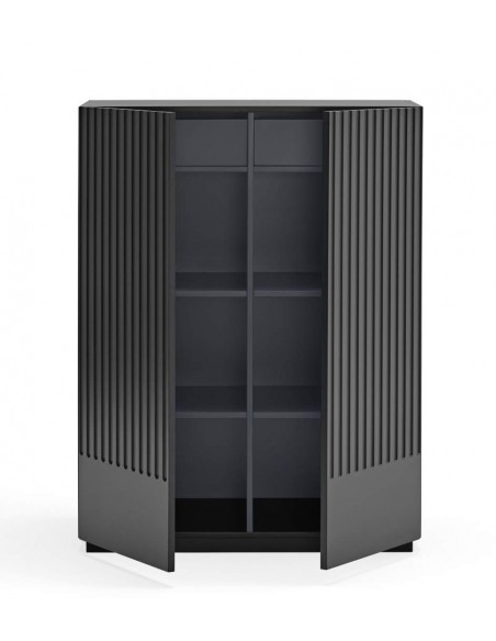 Teulat mueble auxiliar DORIC 90x120, negro