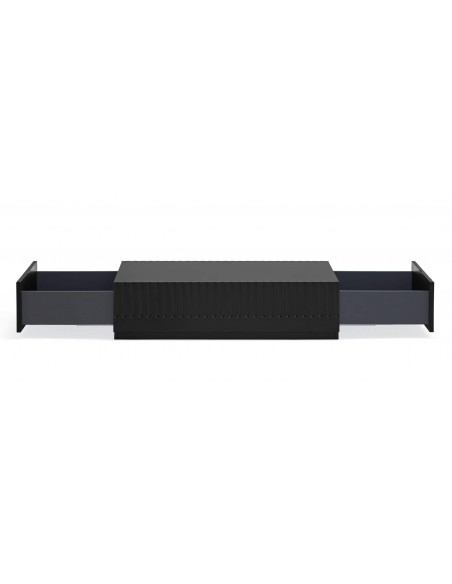 TEULAT mesa de café DORIC 110X60 com gavetas, preto TEULAT mesa de café DORIC 110X60 com gavetas, preto
