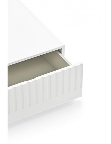 Teulat Mesa centro DORIC 110x60 con cajones, blanco