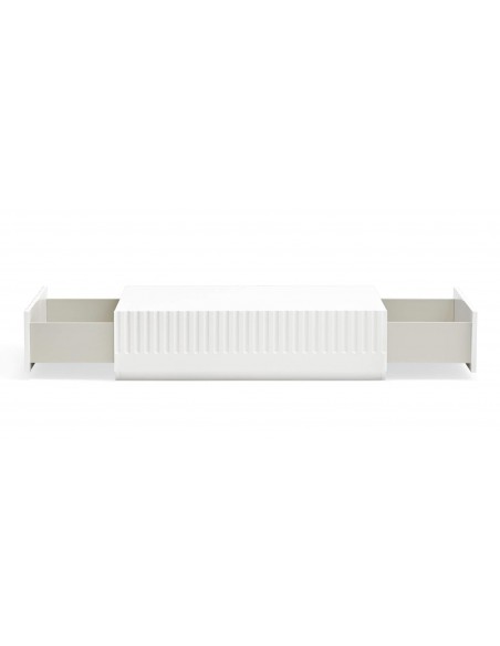 TEULAT mesa de café DORIC 110X60 com Gavetas, Branco