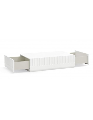 Teulat Mesa centro DORIC 110x60 con cajones, blanco
