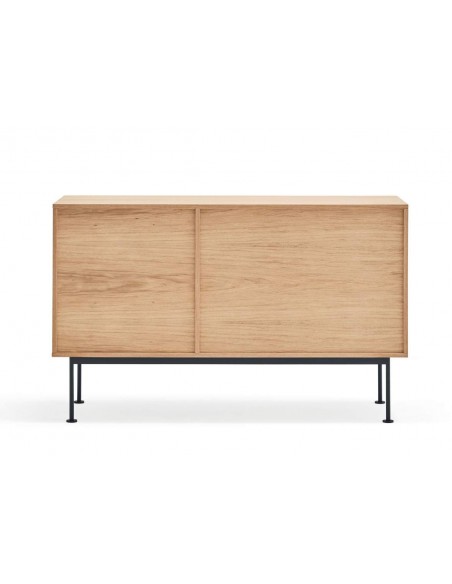 TEULAT cômoda minimalista YOKO 128X45, cinza, carvalho