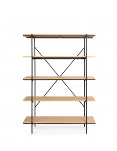 ESTANTERIA DE DISEÑO INDUSTRIAL ,DENVER DE 165X120 CM. 2