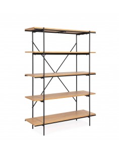 ESTANTERIA DE DISEÑO INDUSTRIAL ,DENVER DE 165X120 CM.