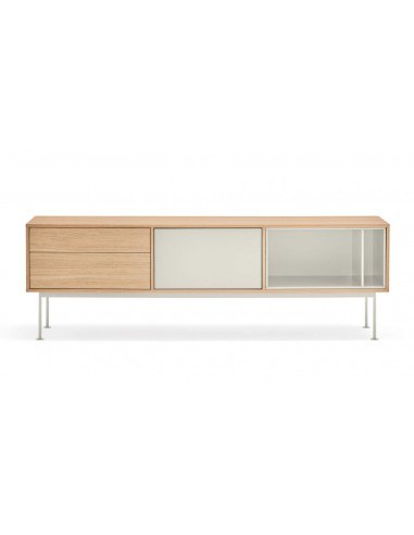 Teulat MUEBLE TV YOKO 180x40, CREMA, ROBLE
