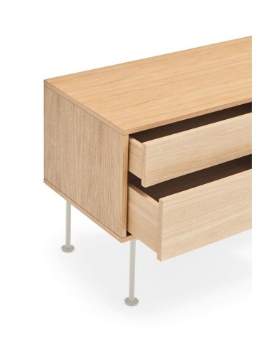 Teulat MUEBLE TV YOKO 180x40, CREMA, ROBLE