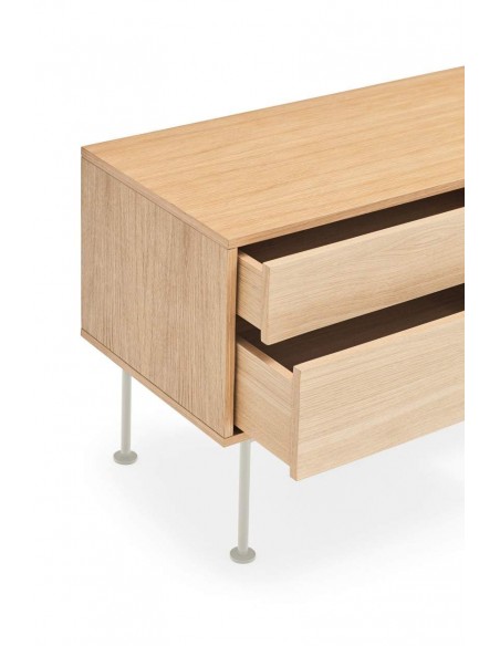 Teulat MUEBLE TV YOKO 180x40, CREMA, ROBLE Teulat MUEBLE TV YOKO 180x40, CREMA, ROBLE