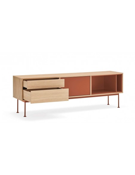 Teulat MUEBLE TV YOKO 180x40, TEJA, ROBLE Teulat MUEBLE TV YOKO 180x40, TEJA, ROBLE