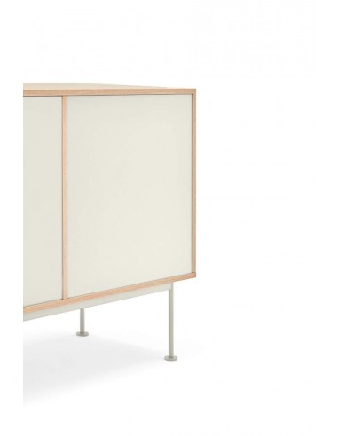 Teulat APARADOR minimalista YOKO 180x45, CREMA, ROBLE
