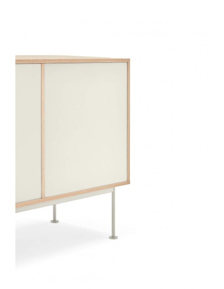TEULAT cômoda minimalista YOKO 180X45, creme, Carvalho TEULAT cômoda minimalista YOKO 180X45, creme, Carvalho
