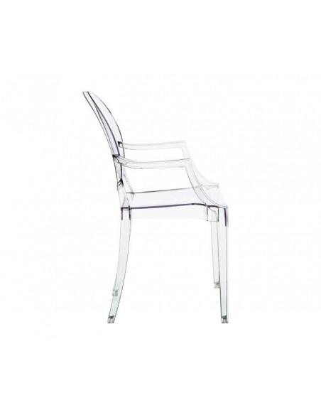 Projeto Bourbon, cadeira de policarbonato transparente Projeto Bourbon, cadeira de policarbonato transparente