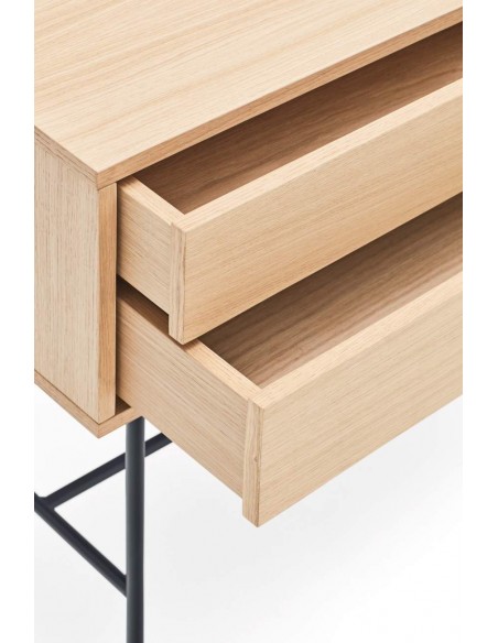 Teulat console recebedor minimalista YOKO 120X35, cinza, carvalho