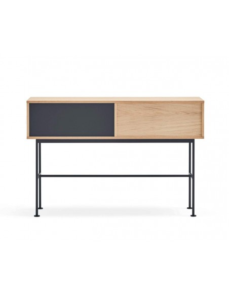 Teulat console recebedor minimalista YOKO 120X35, cinza, carvalho