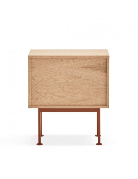 Teulat mesita minimalista YOKO 52x35, TEJA, ROBLE Teulat mesita minimalista YOKO 52x35, TEJA, ROBLE