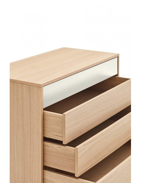 Teulat confortável minimalista YOKO 90x45, creme, Carvalho Teulat confortável minimalista YOKO 90x45, creme, Carvalho