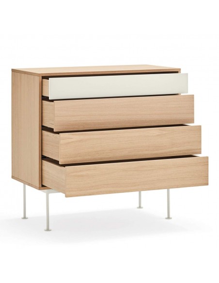 Teulat confortável minimalista YOKO 90x45, creme, Carvalho Teulat confortável minimalista YOKO 90x45, creme, Carvalho