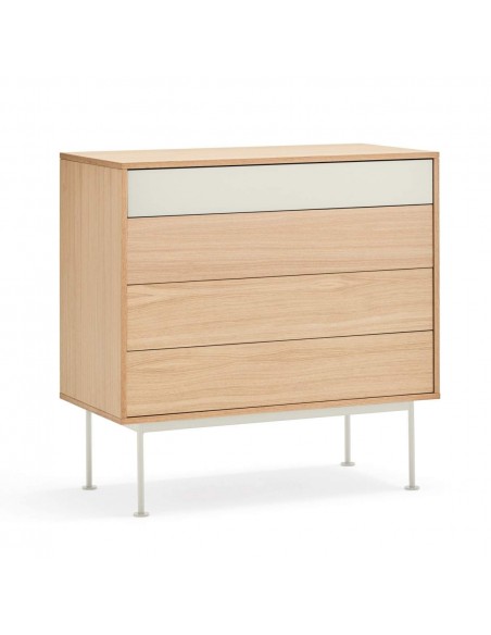 Teulat confortável minimalista YOKO 90x45, creme, Carvalho