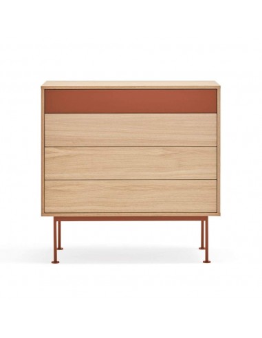 Teulat confortável minimalista YOKO 90x45, telha, Carvalho