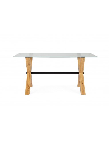 MESA DE DISEÑO RÚSTICO SELENA,160 X 90CM.