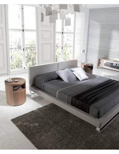 MESITA NOCHE REDONDA POLARIS, MADERA NOGAL