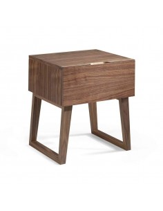 MESITA NOCHE DREAM 45x40, MADERA NOGAL