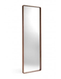 ESPEJO DE PIE Enigma, MARCO MADERA NOGAL