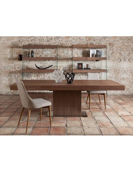 Mesa de jantar extensível LEA 180 (240) x100, nogueira Mesa de jantar extensível LEA 180 (240) x100, nogueira