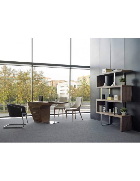 ESCRITORIO OFICINA Tremon 150x60, MADERA NOGAL