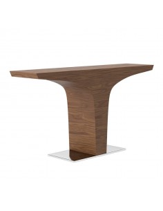 Console moderno TREMON 150x35, madeira de nogueira