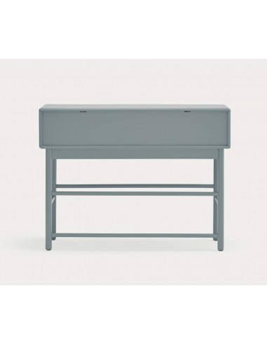 TEULAT Consola de diseño CORVO 120x35, gris perla, roble