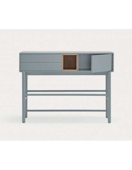 TEULAT Consola de diseño CORVO 120x35, gris perla, roble TEULAT Consola de diseño CORVO 120x35, gris perla, roble