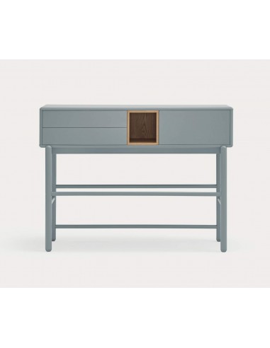 Teulat Console de design CORVO 120x35, cinza pérola, Carvalho